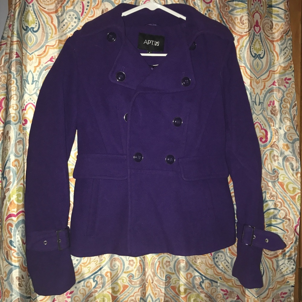 Purple Pea Coat